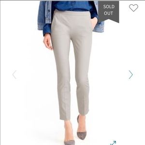 J. Crew Martie Pant size 6 NWT Light Grey